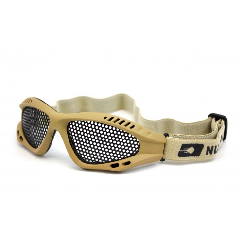 Nuprol Mesh Goggles (Slim) (Tan), Inspired by popular mesh goggle designs, these Nuprol goggles prioritize safety, visibility, comfort, and durability